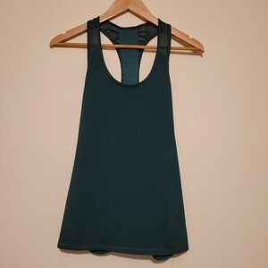 Athleta Bakasana Mesh Racerback Tank Top Size M